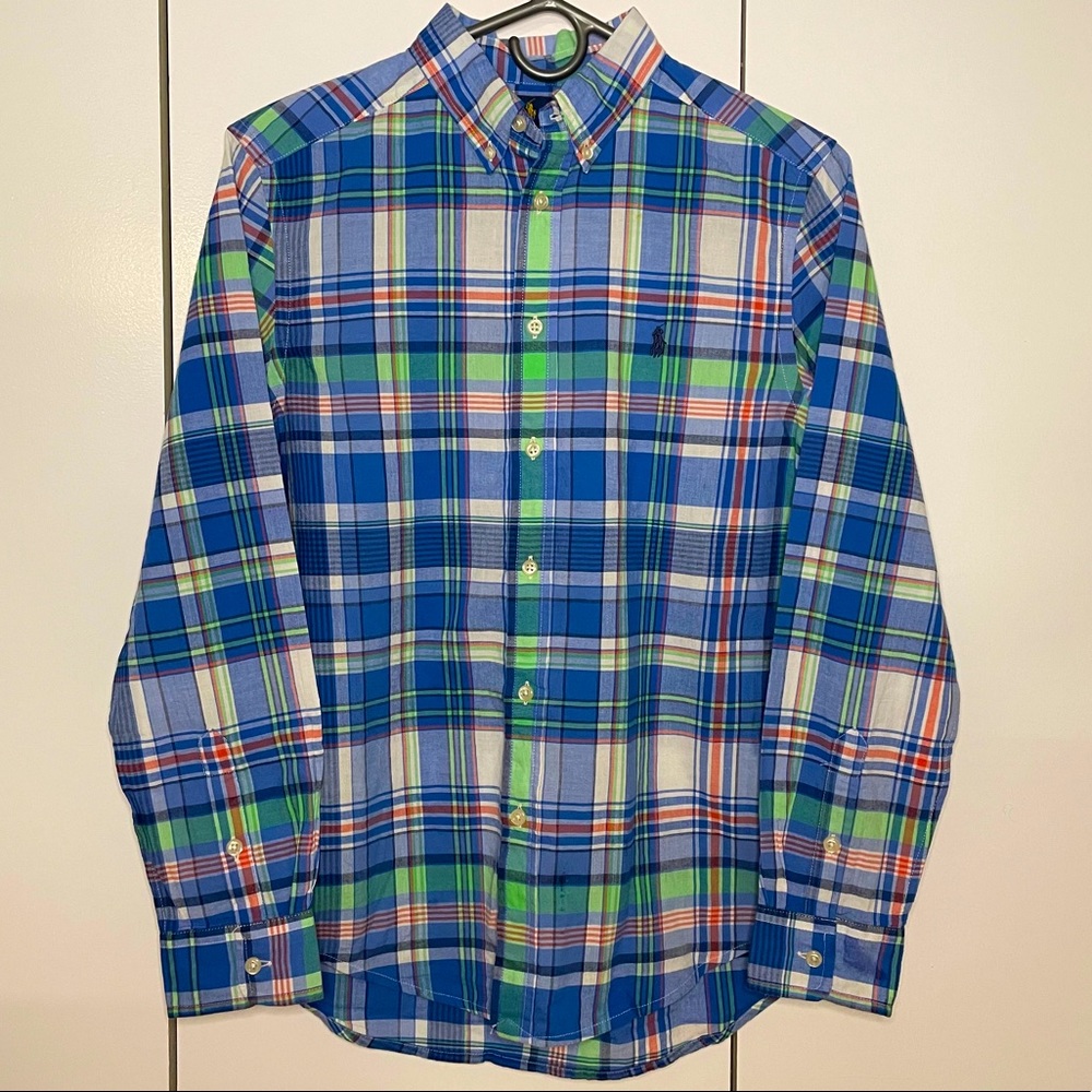 Polo Ralph Lauren Big Boys Plaid Shirt - L 14-16